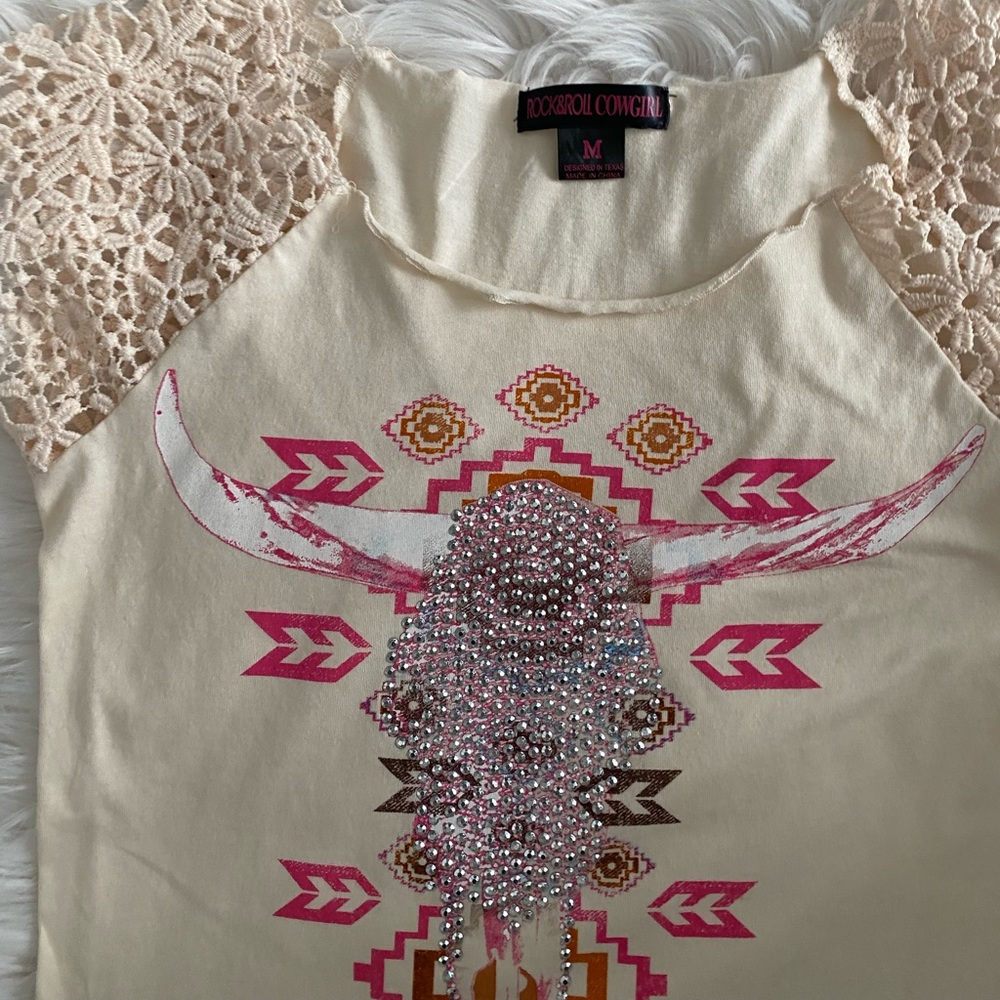 Rock&Roll Cowgirl T shirt - Picture 4 of 6
